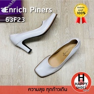 🚚ส่งเร็ว🚛ส่งด่วน👟สินค้าใหม่✨รองเท้าคัชชูหญิง (นักศึกษา) Enrich Piners รุ่น 63F23 ส้นสูง 3.5 นิ้ว สวม ทน สวมใสสบายเท้า