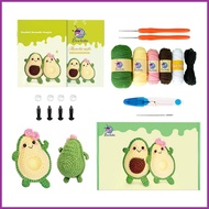 Crochet for Beginners Kit Learn to Crochet Kit Crochet Tools Knitting Kit for Beginners Avocado Coup