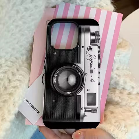 Emily In Paris Vintage Camera Phone Case Film Shell For IPhone 16 15 14 13 12 11 Pro Max Plus