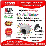CCTV - Camera - Real 5MP HighTechnology Full Color 24Jam Selalu Berwarna+Adaptor Harga Lagi Promo cc