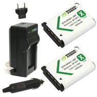 NP-BX1 Battery (2-Pack) and Charger for Sony NP-BX1/M8, Cyber-Shot DSC-HX80, HX90V, HX95, HX99, HX35