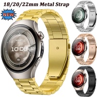 18/20/22mm Metal Strap for Huawei Wach 5/4/GT5/4/5Pro 46mm 42mm 41mm Garmin Forerunner 970 965 265 1