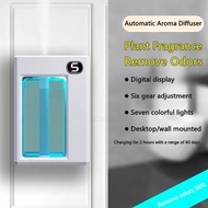 Automatic Aroma Diffuser Nebulizer Aromatherapy Machine Essential Oil Air Humidifier Bedroom Toilet Air Freshener Spray Perfume Fragrance Scent Dispenser USB Rechargeable