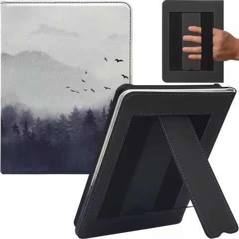 GOVTVA Double Hand-held Case for 7" Kindle Paperwhite 12th Gen/Signature Edition & Kindle Colorsoft 
