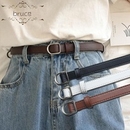 BRUCE1 PU Leather Belts Luxury Dress Women Female New Designer Thin Belt