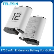 TELESIN Endurence Battery 1750 mAh For GoPro Hero 12 11 10 9 GoPro Accessories optional  Battery Box
