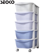 Cabinet SEOKO 5 Tier Plastic Drawer / / Plastic Storage Cabinet