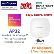 HP / HPE AP32 Aruba Instant On WiFi 6E Smart Mesh Access Point / Router w/Bundle AC Adapter, S1T29A 