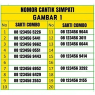 simpati 08123456 Nomor cantik