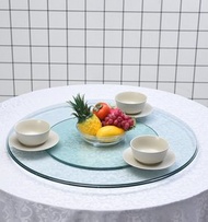 AutoMax - Automax 鋁合金底座 餐桌 鋼化 2合1玻璃轉盤 78cm 直徑