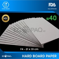 Bot Cardboard - Thick Grey Cardboard - Hard Board Grey No. 40 - size 21.5x33cm -F4 - (12 lb)