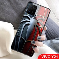 Softcase Glass Kaca Vivo Y21 2021 - J14 - Casing Hp Vivo Y21 2021 - Pelindung hp Vivo Y21 2021 - C