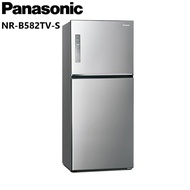 【Panasonic 國際牌】NR-B582TV-S無邊框鋼板 580公升 雙門變頻冰箱 晶漾銀(含基本安裝)