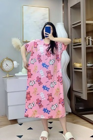 [ส่งเร็วพิเศษ!] A.H-shop ชุดนอนสตรี 6XL สามารถรับน้ำหนักได้สูงสุด 110 กก. มีหลายรูปแบบให้เลือก ชุดนอ