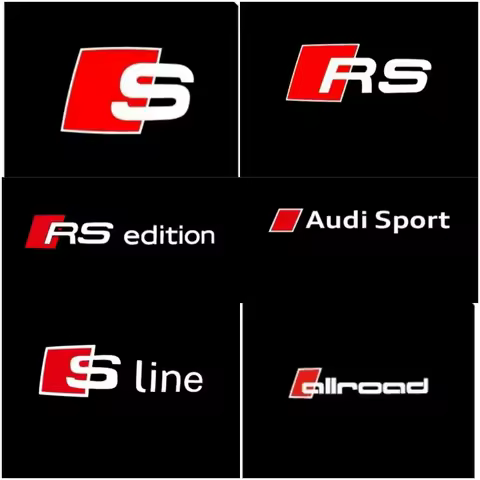 Car Door Welcome Lights for Audi A1 A3 8P 8V A4 A5 A6 A7 A8 Q3 Q5 Q7 Q8 Sline TT Logo Projector Ghos