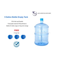 5 Gallon Water Bottle Storage Big Saiz Without RO Water - Free 3 Cap Sets
