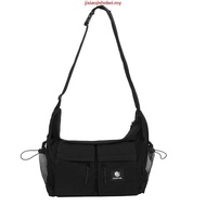 Fertig - Hilly Black Sling Bag - Men's Multi-Pocket Black Sling Bag, Holds a Lot