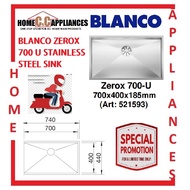 BLANCO ZEROX 700-U STAINLESS STEEL SINK