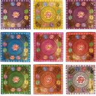 九色九转莲花无经文莲花金纸【19*19cm】360张Nine Colors Nine Turns Lotus without Scriptures Lotus Gold Paper [19 * 19c
