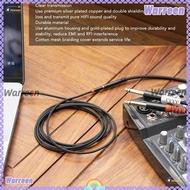 WARREEN Audio Splitter Cord, 13.8inch 1/8 Stereo Female to Dual 6.35mm Mono Male 3.5mm to Dual 1/4 I