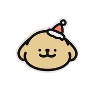 Magneit Con Chó Bóng Bay Dễ Thương KKV Line Drawing Pet Irony Sticker Decal Magneit Bảng Làm Việc Đồ