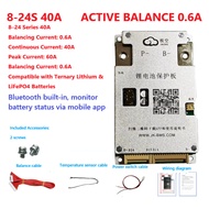 JK Jikong BMS 4S 8S 16S 24S 40A100A Active Balancer Bluetooth LiFePO4 Lithium