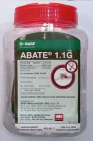 BASF Abate 1.1G Aedes 100% Original Chemical Mosquito Larvae Killer 25 Pack x 100 gram