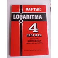 4 desimal logarithma list with 8 desimal flower list A5 CD ALS