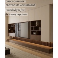【SG Local Contractor】【Custom Furniture】Living Room Renovation /TV Console /Feature Wall / Hallway/ D