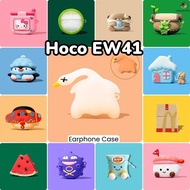 【Popularity】For Hoco EW41 Casing Case Soft Silicone Earphone Case Trendy ideas Cartoon NO.8