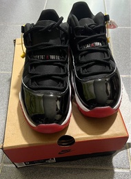 Nike AJ11 Low Bred US9 全新有盒 黑紅低筒 Air Jordan 11
