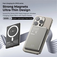 [3CCC] REMAX 20W RPP-107/109 10000mAh Metal Magnetic Wireless Power Bank with Digital Display Ultra 