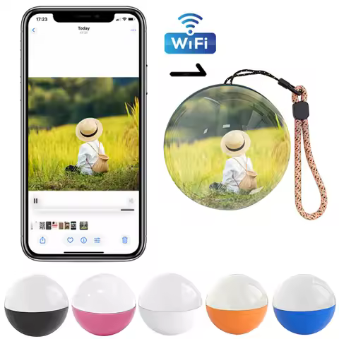 3D Video Sphere Crystal Ball with Sound Video Ball Digital Display 3D Memory Orb Gift for Anniversar