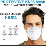 KN95 Masks, 10 Pcs PM2.5 Earloop Non-Medical 95% filter equivalent to n95