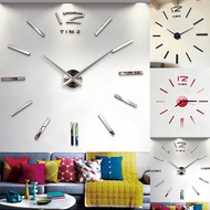 New Modern DIY Large Wall Clock 3D Mirror Surface Sticker Home Decor Art Design