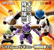 全新 日版 龍珠 shf 皇牌精英軍團 傑紐特戰隊 基紐特戰隊 力高 捷斯 畢特 古杜 S.H.Figuarts Ginyu Force Recoome Jiece Burter  Guldo Act