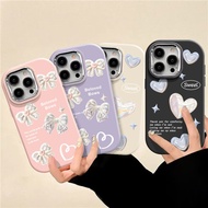Fashion Pearl Heart Bows Silicone Casing For Realme C1 C2 C3 C11 C12 C15 C20 C20A C21 C21Y C25 C25S 