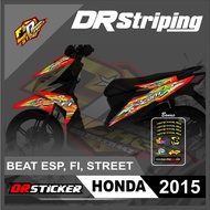 2015 Striping Beat Icon Esp,Fi,Street - Striping Variasi Beat Fi
