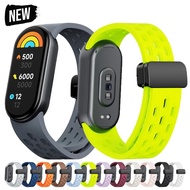 Soft Silicone Strap for Xiaomi Mi Band 9/8 Sport Waterproof Replacement Strap for Xiaomi Band 9/8