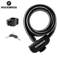 ROCKBROS Bicycle Lock Bike Portable Anti-Theft Ring Lock MTB Road Cycling Cable Lock Motorcycle Vehicle Bicycle Accessories