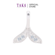 TAKA Jewellery Diamond Mermaid Tail Pendant 9K Gold