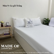 Bộ ga giường và vỏ gối Cotton Tici M2T Bedding - ga giường và 2 vỏ gối - miễn phí bo chun drap nệm đ