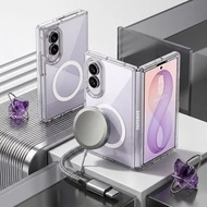 Magsafe case Anti-Crack Samsung z Fold 8BENING Samsung Fold 8 5g clear wireless case