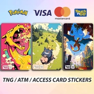 Pokemon - Sticker Touch n Go TnG Skincard For TnG / ATM / Credit / Access Card Cover