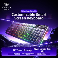 AULA | Transparent Customizable Multi-Mode Mechanical Keyboard