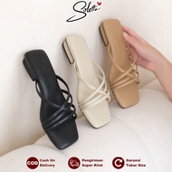 Soletta Sandal - Giselle Women's Sandals 3 Cm Heels Sandal Perempuan Sandal Wanita