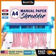 BestGila Malaysia A4 A5 Size Portable Shredder Paper Documents Pencincang Kertas Cutting Tool Home Office School Manual