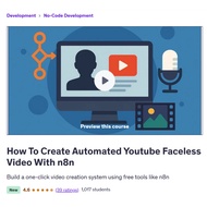 Ai n8n Video Course-How To Create Automated Youtube Faceless Video With n8n