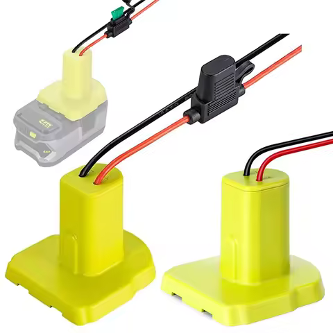 Power Wheel Adapter for Ryobi 18V Battery with Fuse DIY Battery Adapter Power Connector for Ryobi 18