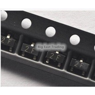 100pcs MMBT2907A 2N2907A 2F=H2F 2N2907 SOT23 SMD NPN  Transistor betterway
